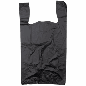 1/10-BK14-800 (6-3)14mic 8"x5"x16" Black 1/10 T-shirt bag (Caution Keep) 800pcs/case
