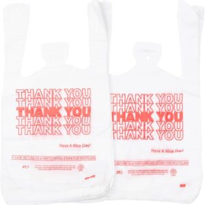 T-SHIRT BAG RECIYCLE  1300 PCS 8"X2"X12"